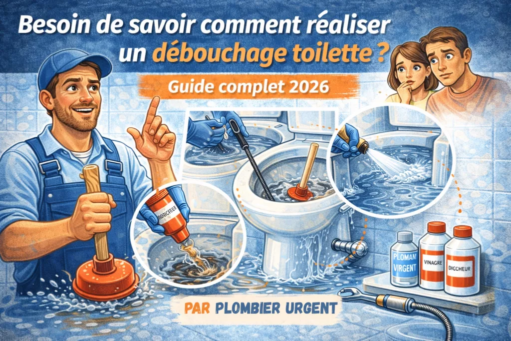 Besoin de savoir comment déboucher les toilettes