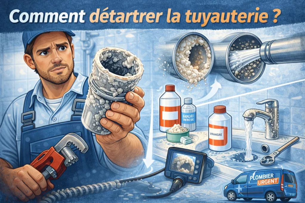 Comment détartrer la tuyauterie-Plombier urgent