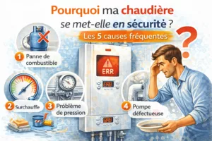 Pourquoi ma chaudière se met-elle en sécurité-plombier urgent