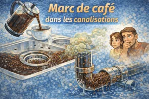 déboucher un evier avec le marc de café - plombier urgent