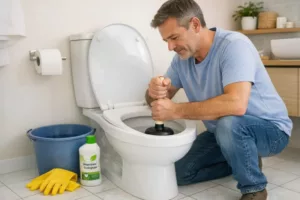 Technique de débouchage WC professionnel Bruxelles